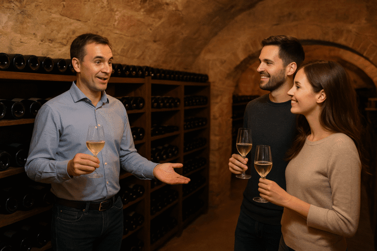 Visite de cave dans la Montagne de Reims